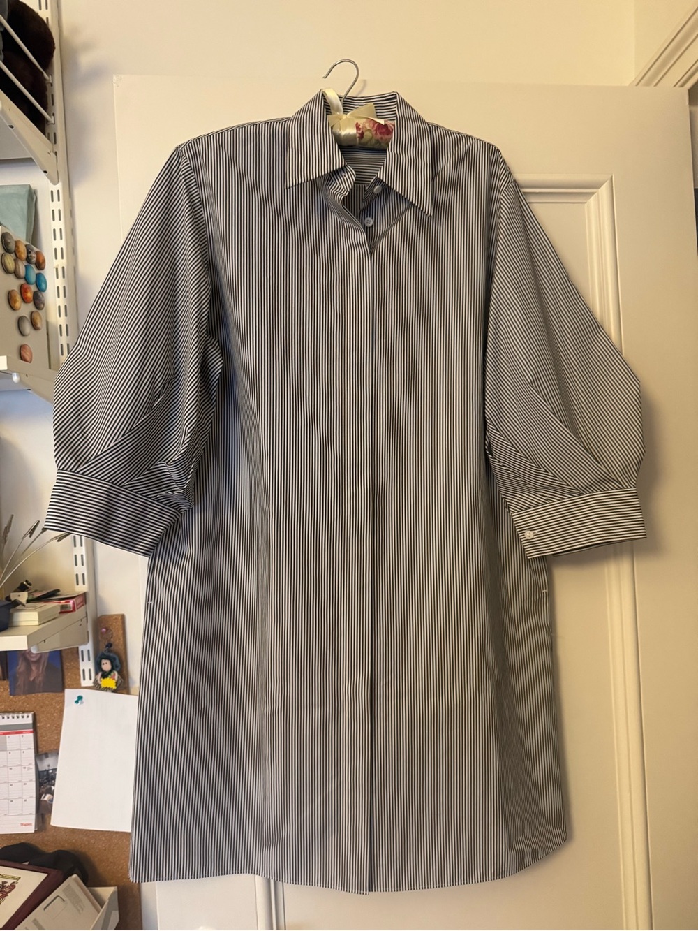 B&W LAFAYETTE 148 STRIPED COTTON DRESS???!